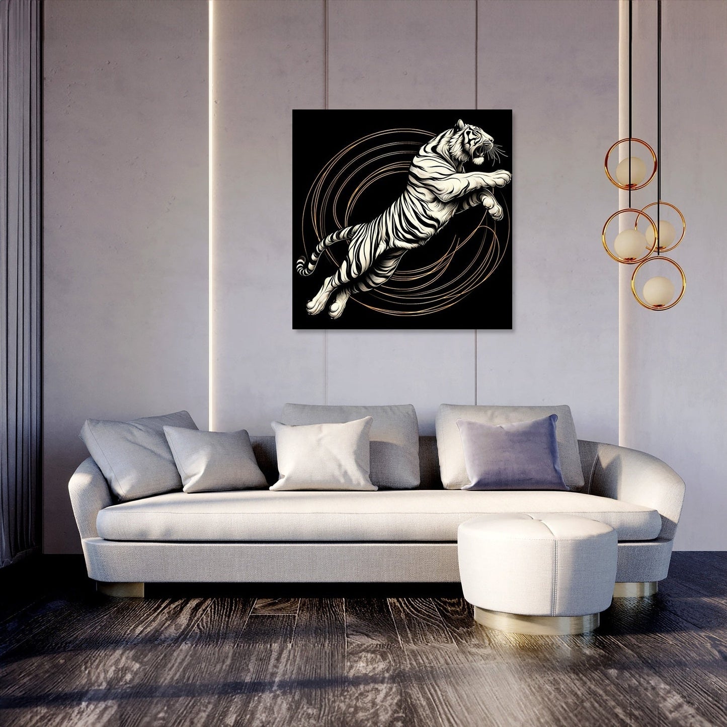 Golden Leap Majesty Canvas