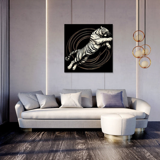 Golden Leap Majesty Canvas