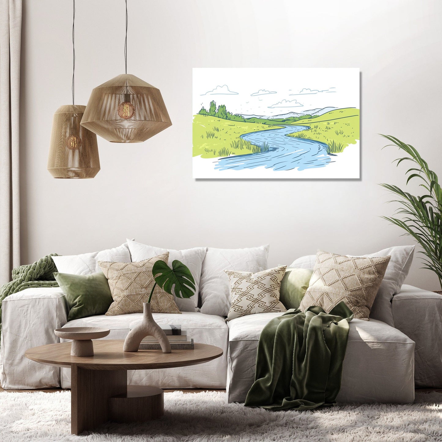 River's Whisper Canvas