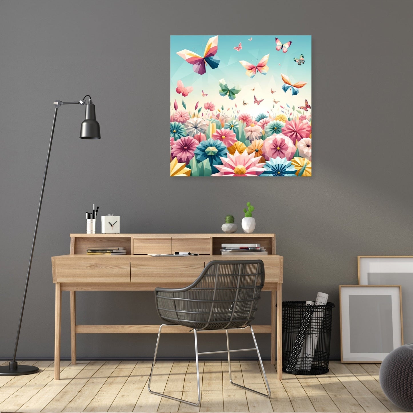 Butterfly Geometry Canvas