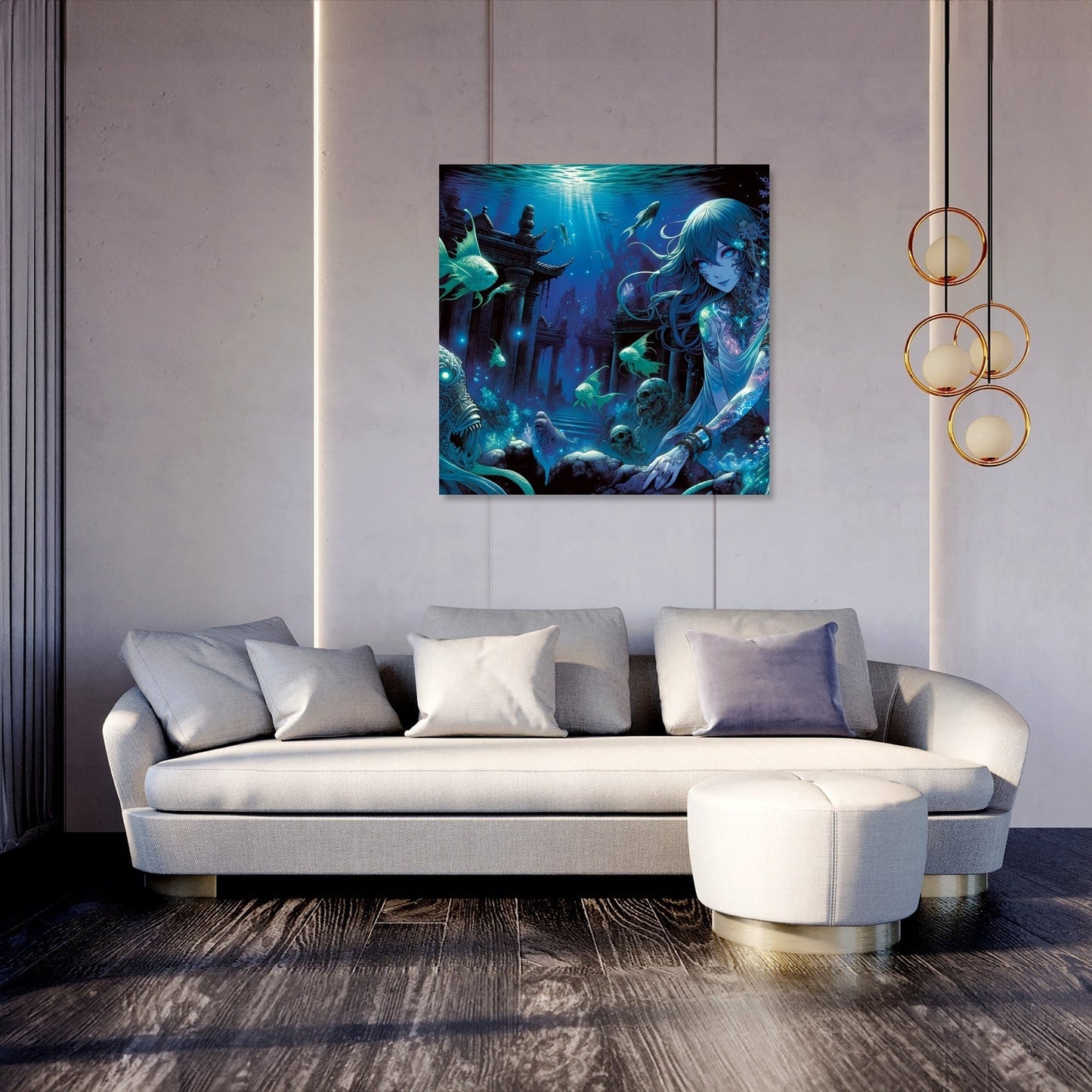 Abyssal Guardian Canvas