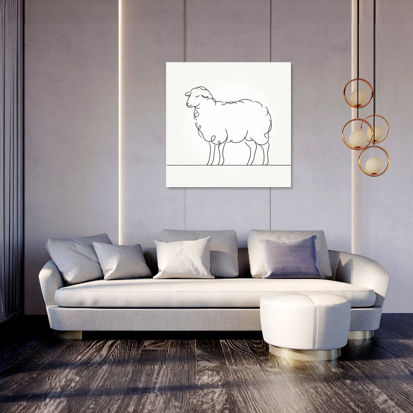 Essence of Sheep Canvas