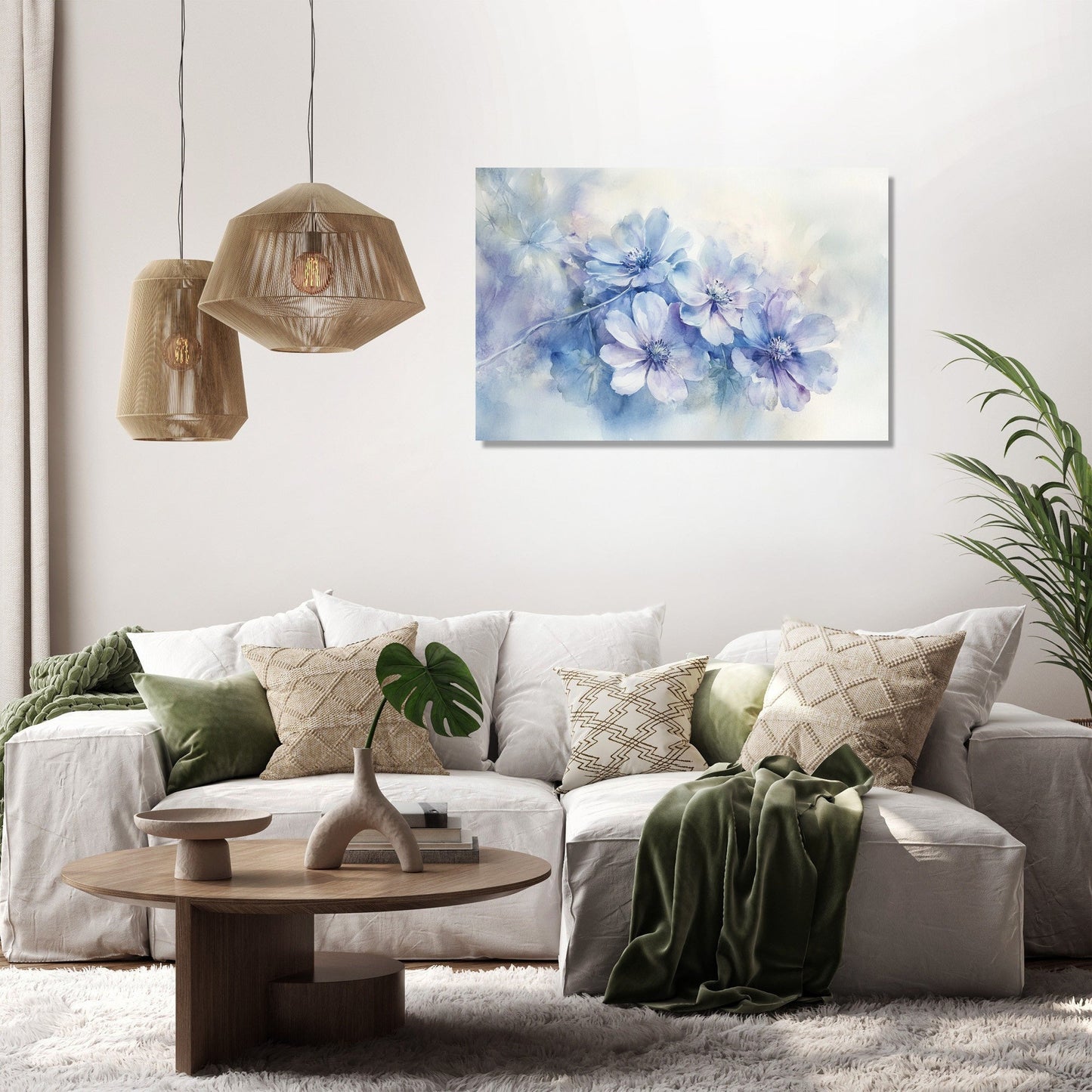 Melancholy Cineraria Canvas