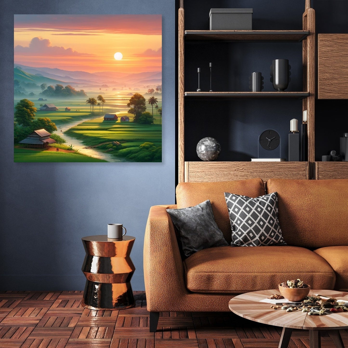 Dawn in Bangladesh Canvas