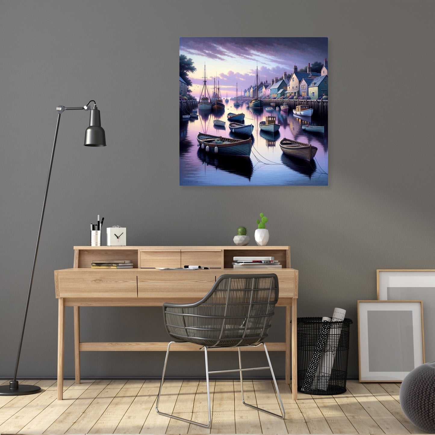 Twilight Harbor Canvas