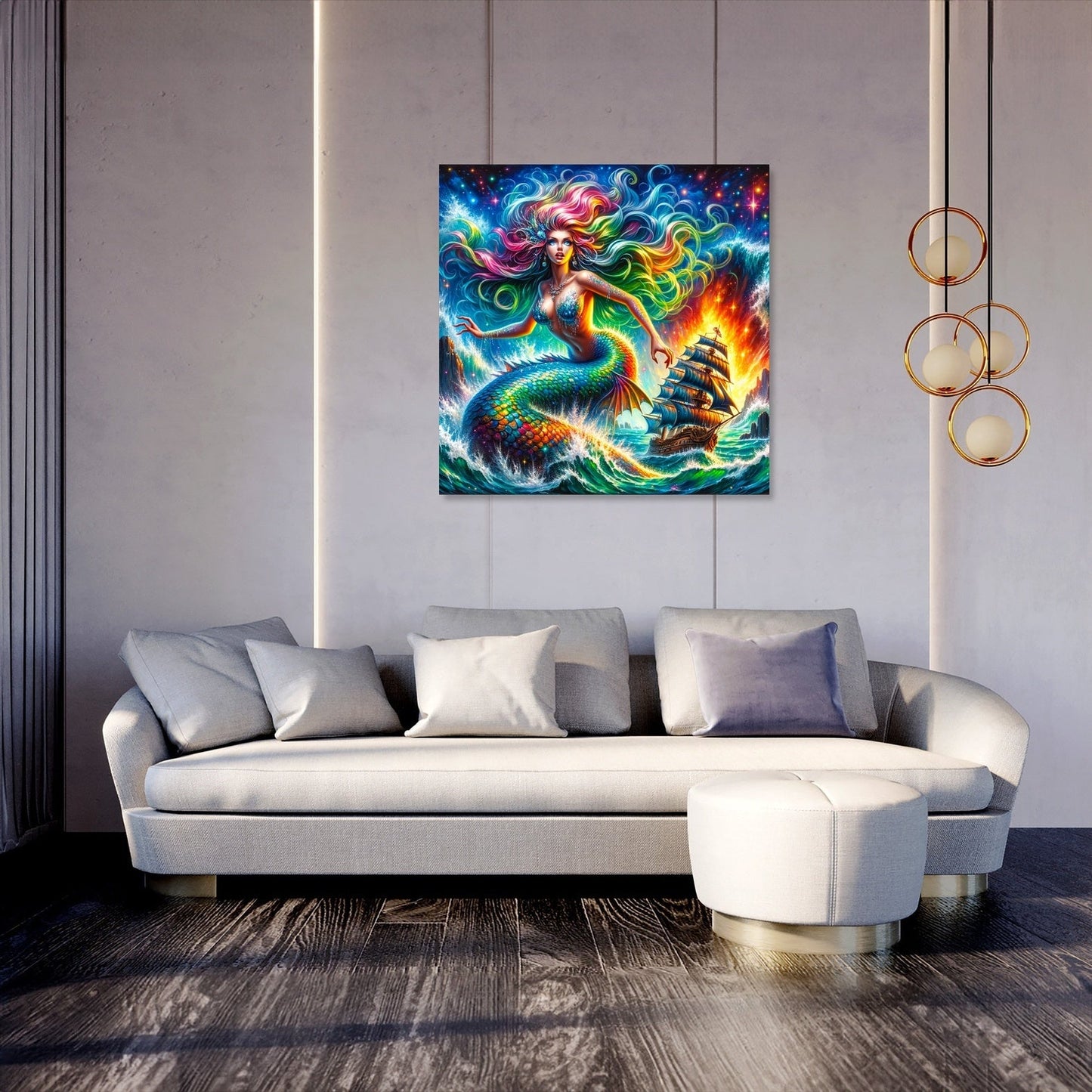 Siren's Call Mermaid Canvas