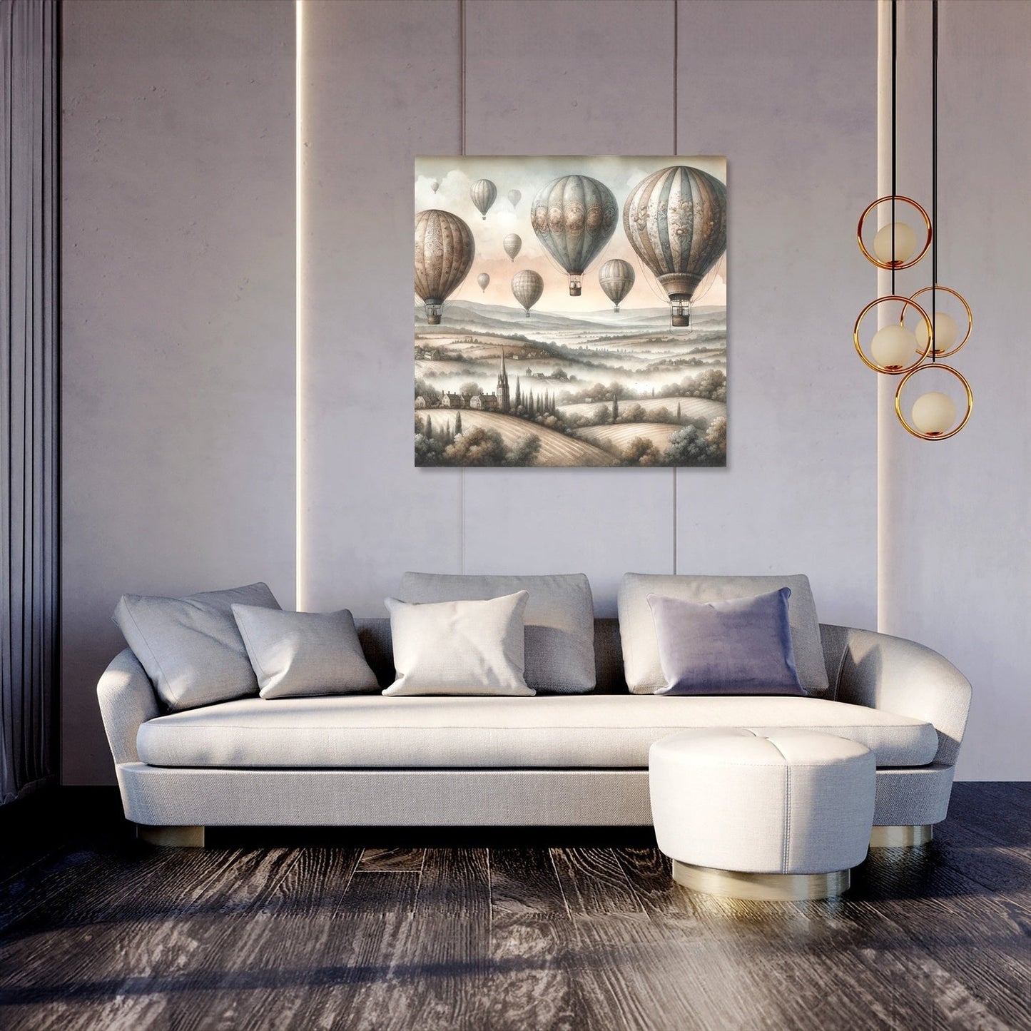 Victorian Skies Canvas