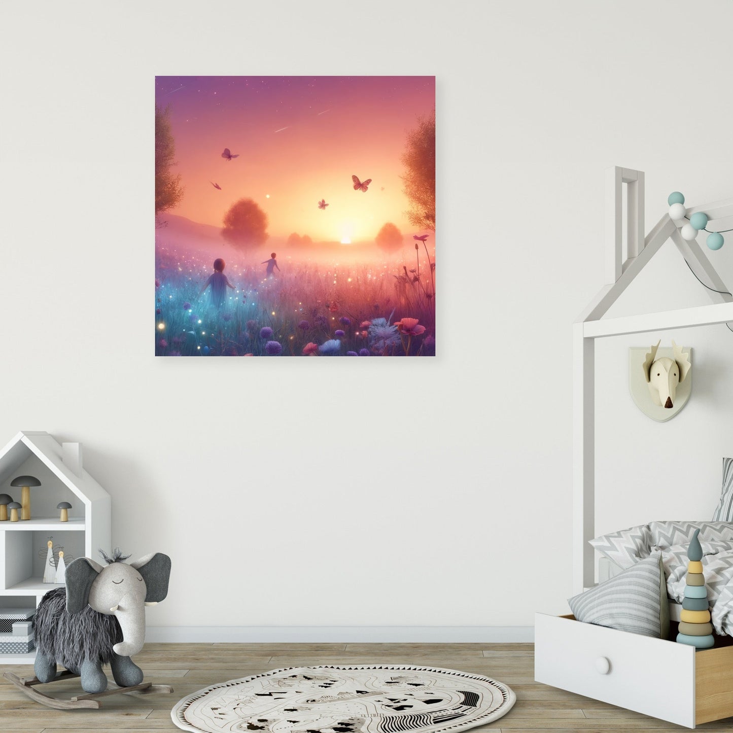 Sunset Meadow Canvas