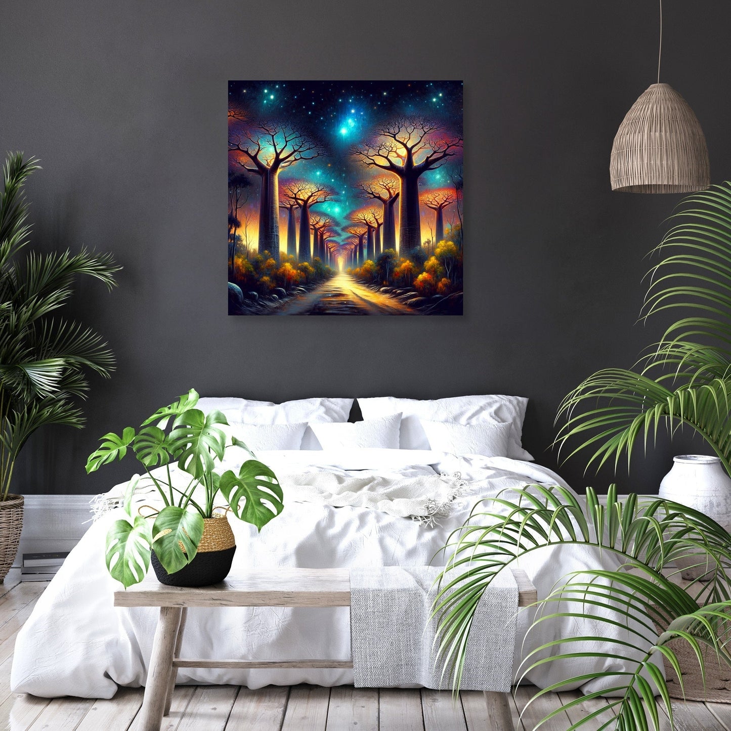 Avenue of the Baobabs Mystique Canvas