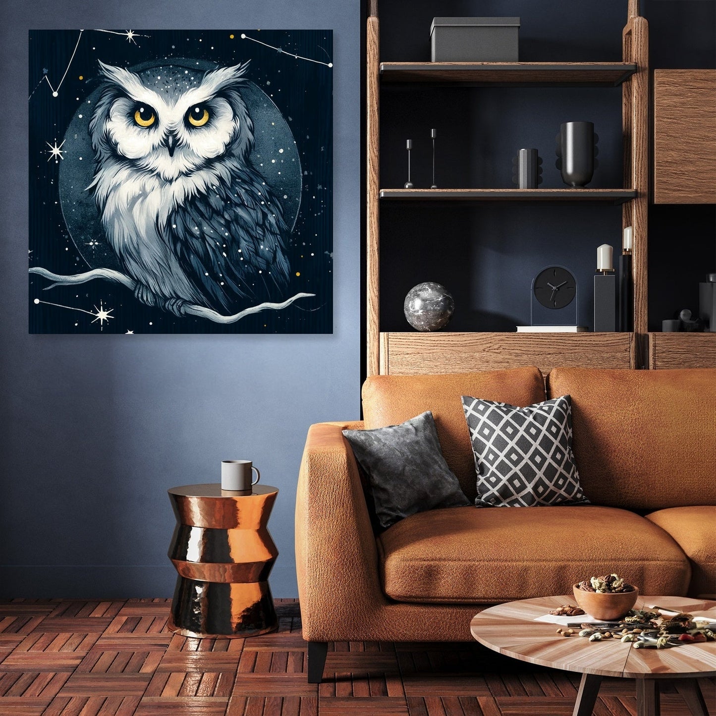 Mystical Owl Canvas