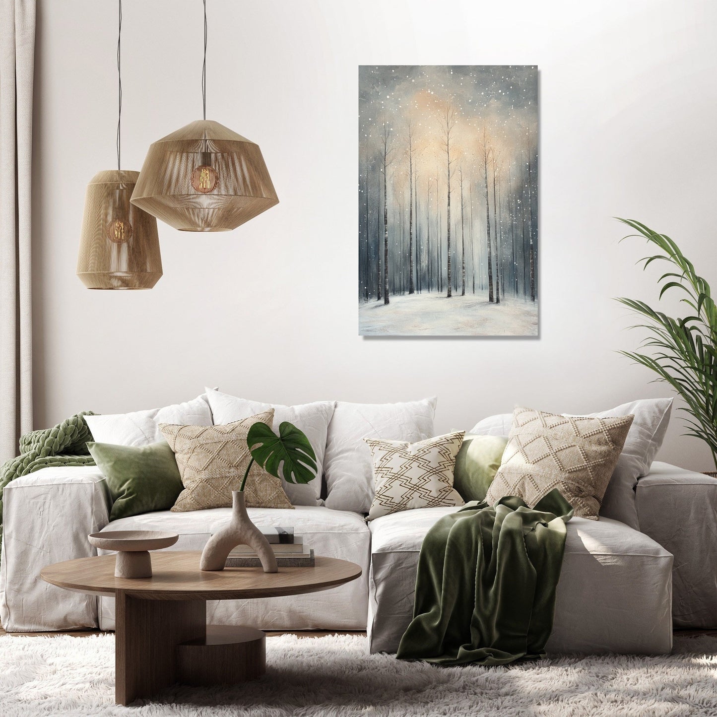 Whispering Snowfall Canvas