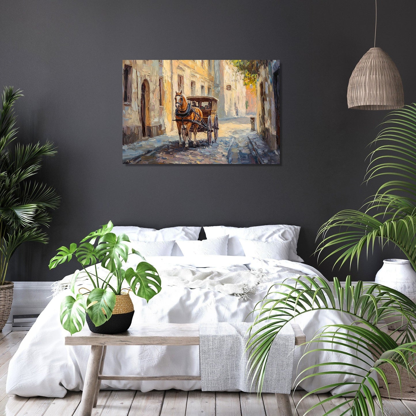 Cobblestone Carriage Canvas