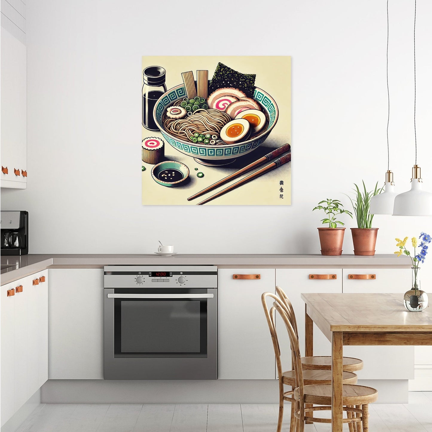 Japanese Ramen Delight Canvas