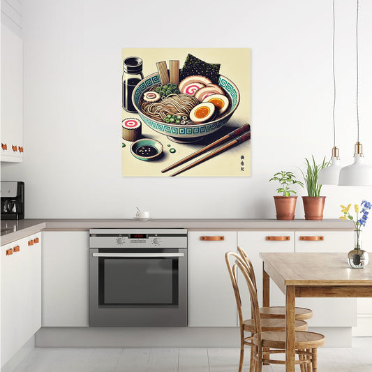 Japanese Ramen Delight Canvas