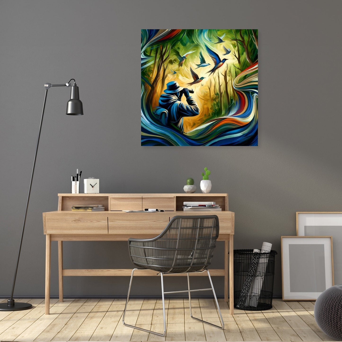 Birdwatcher's Delight Canvas