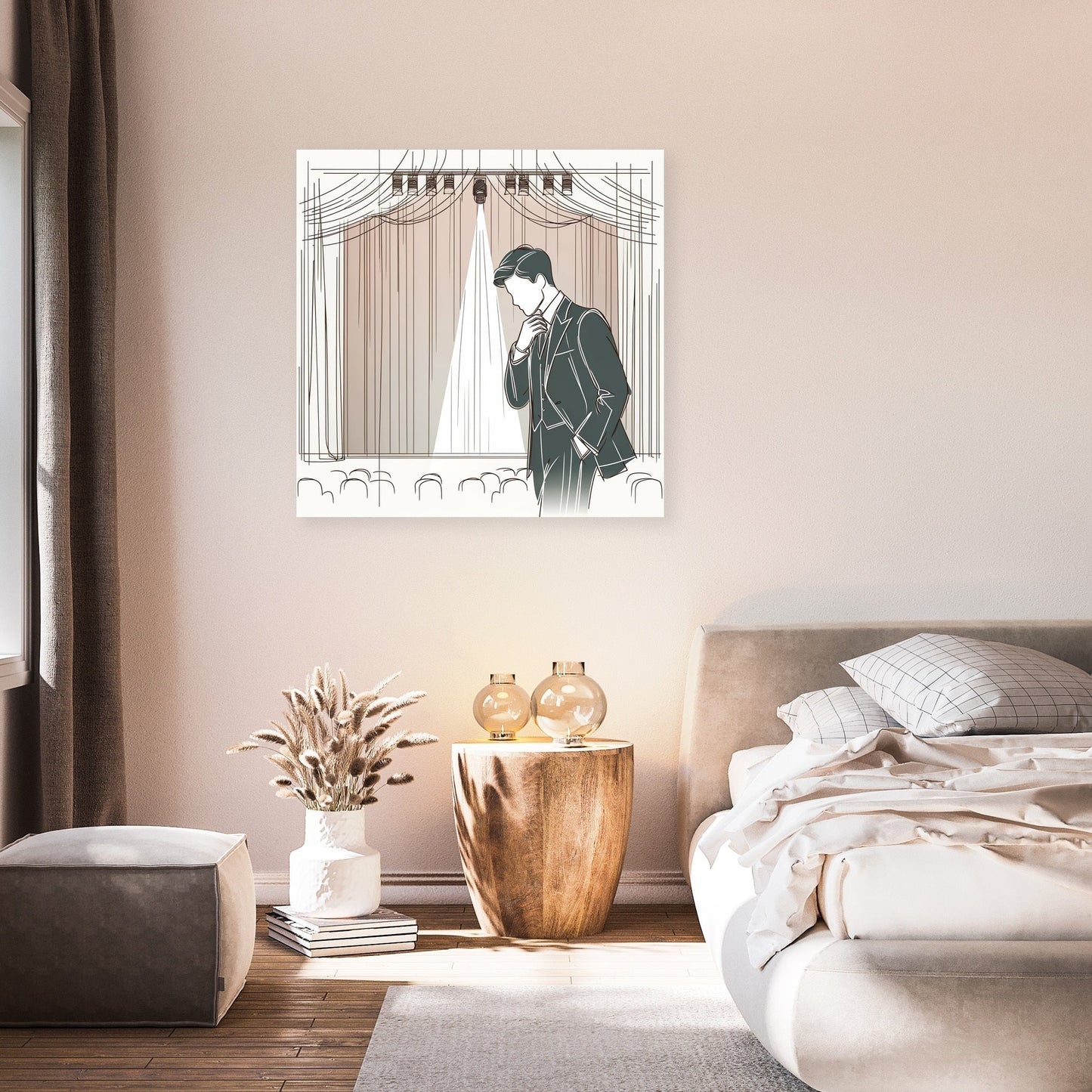 Dramatic Stage Performance Canvas