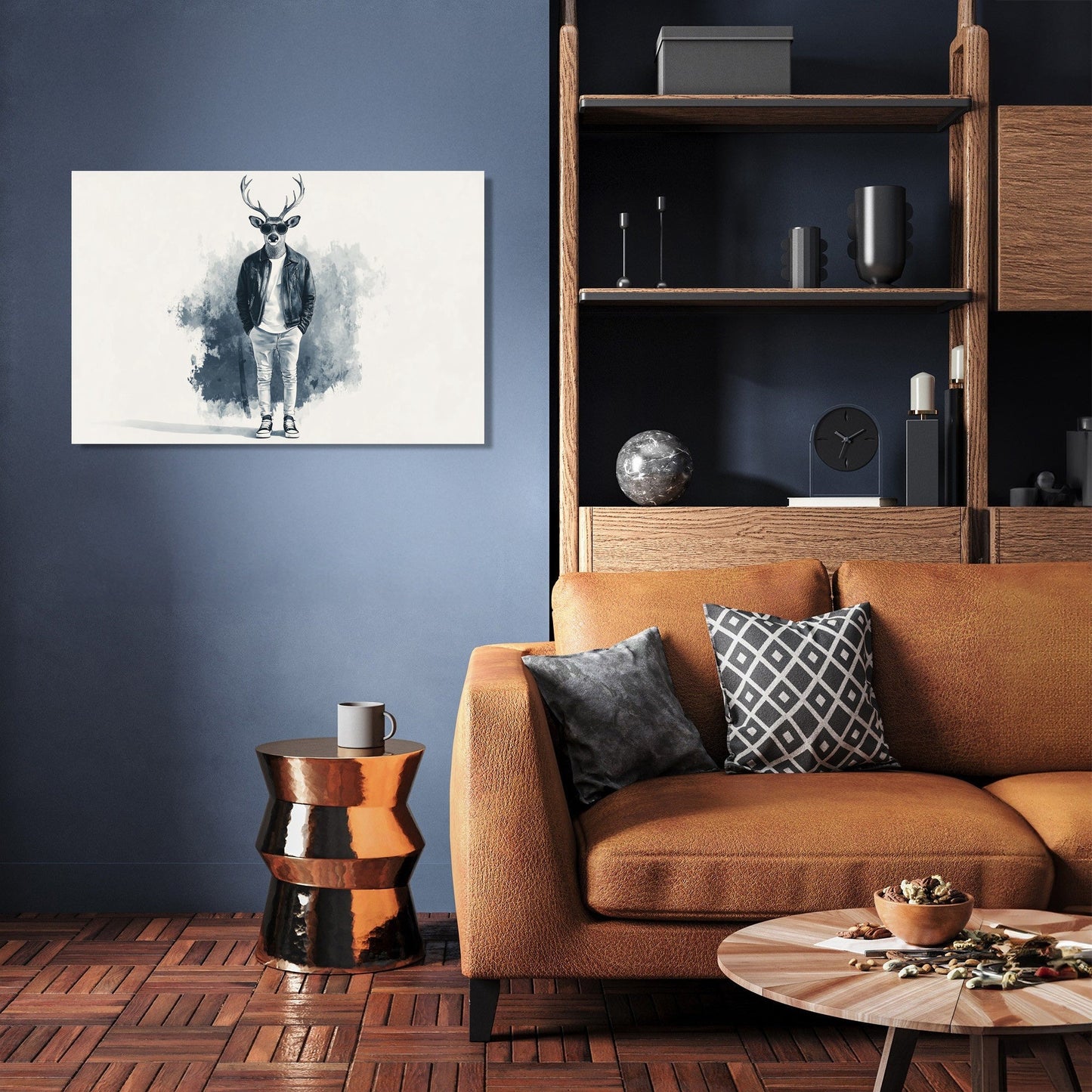 Stag in Style Canvas
