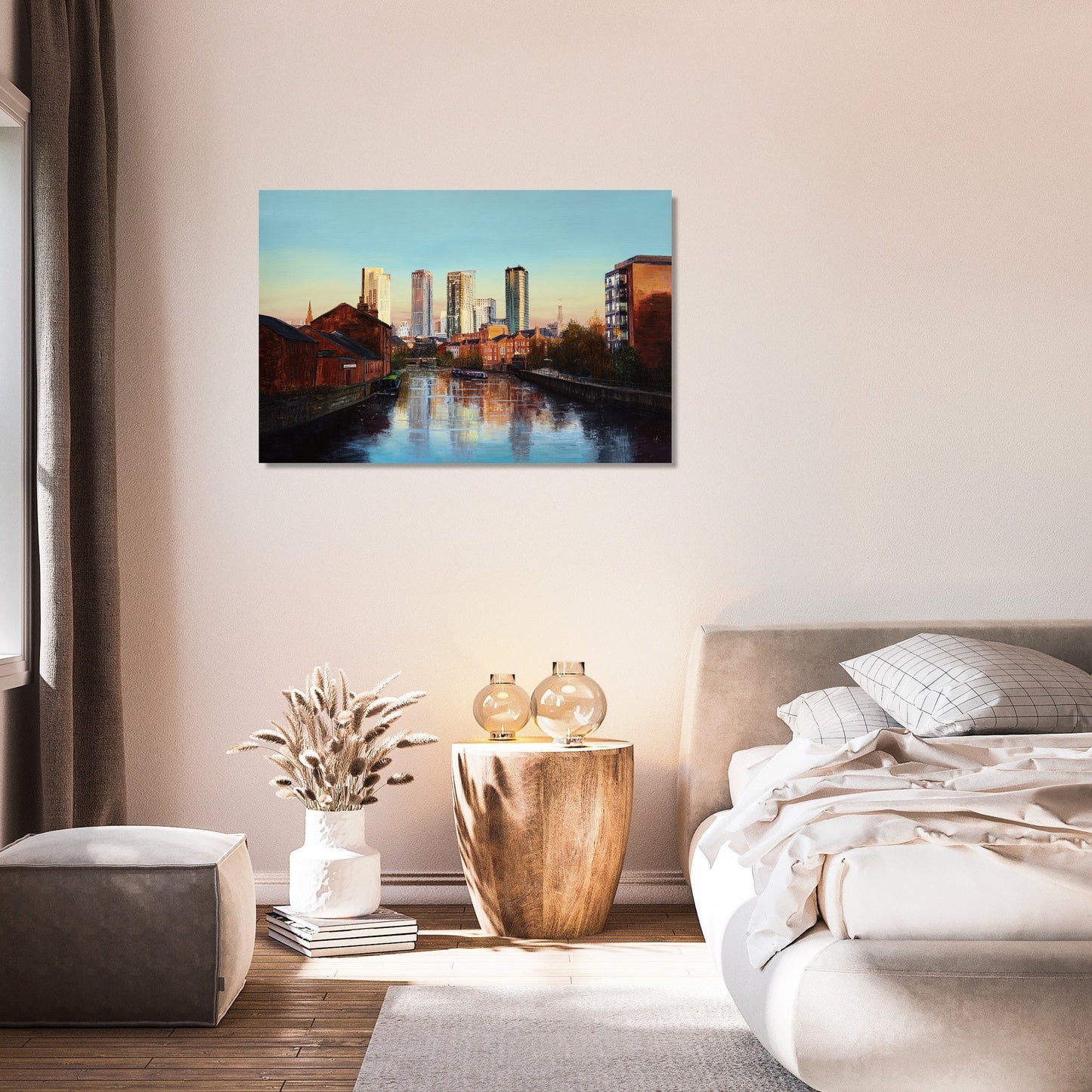Leeds Evening Reflections Canvas
