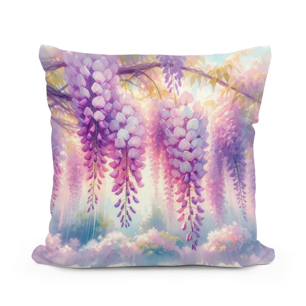 Wisteria Garden Cotton Cushion