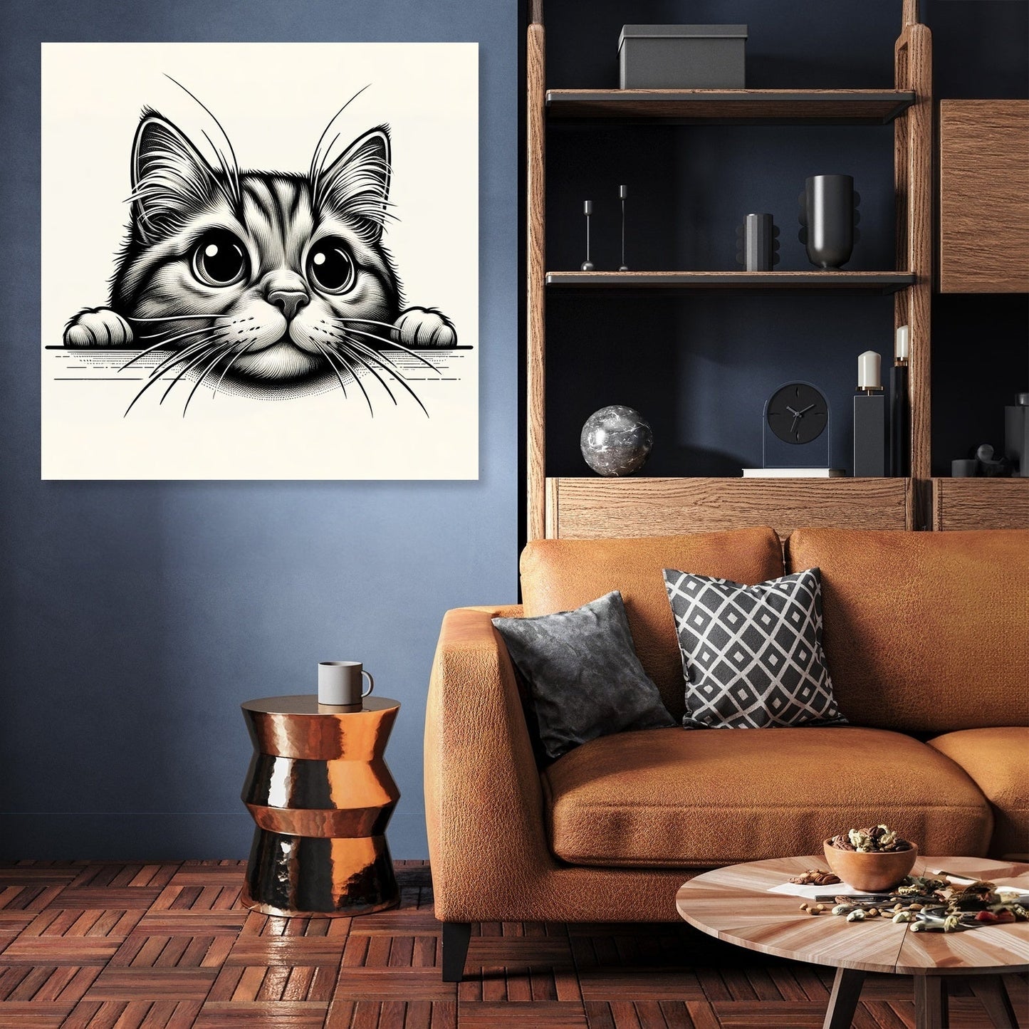 Curious Cat Canvas