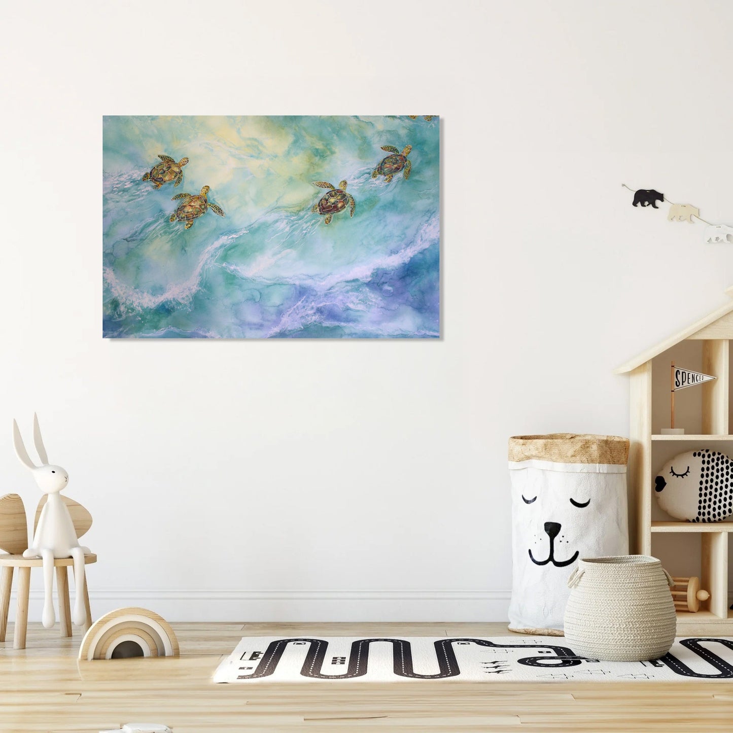 Turtle Tides Canvas