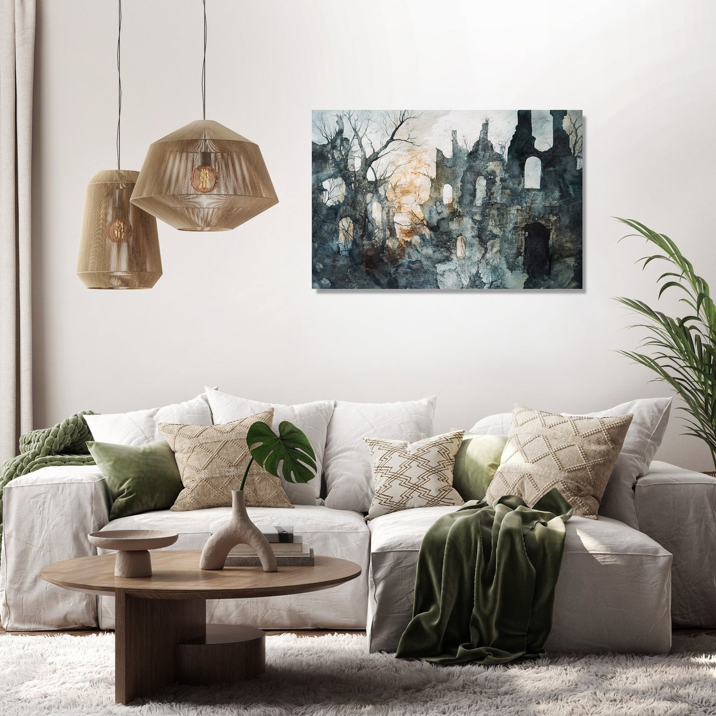 Fragmented Chaos Canvas