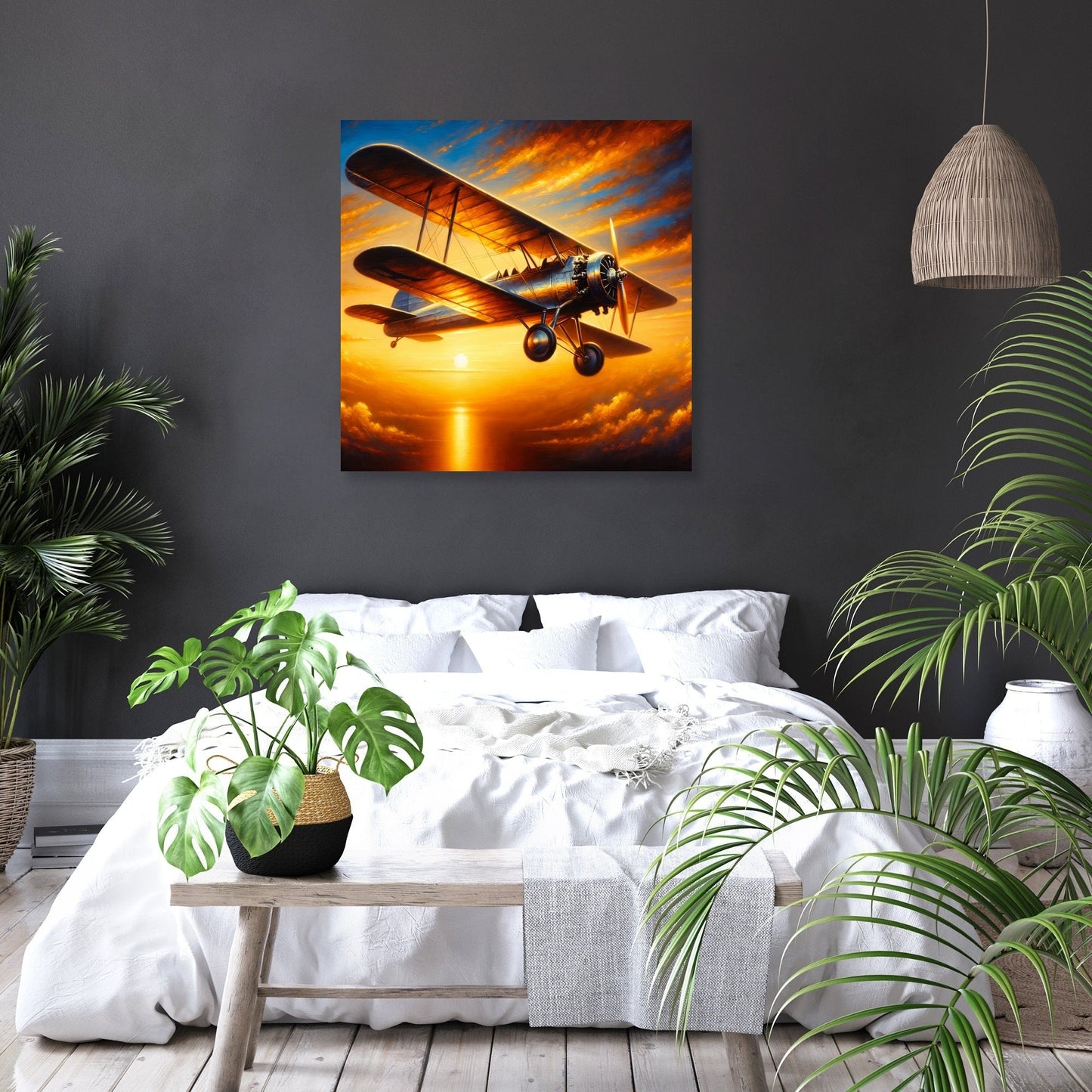 Sunset Flight Canvas