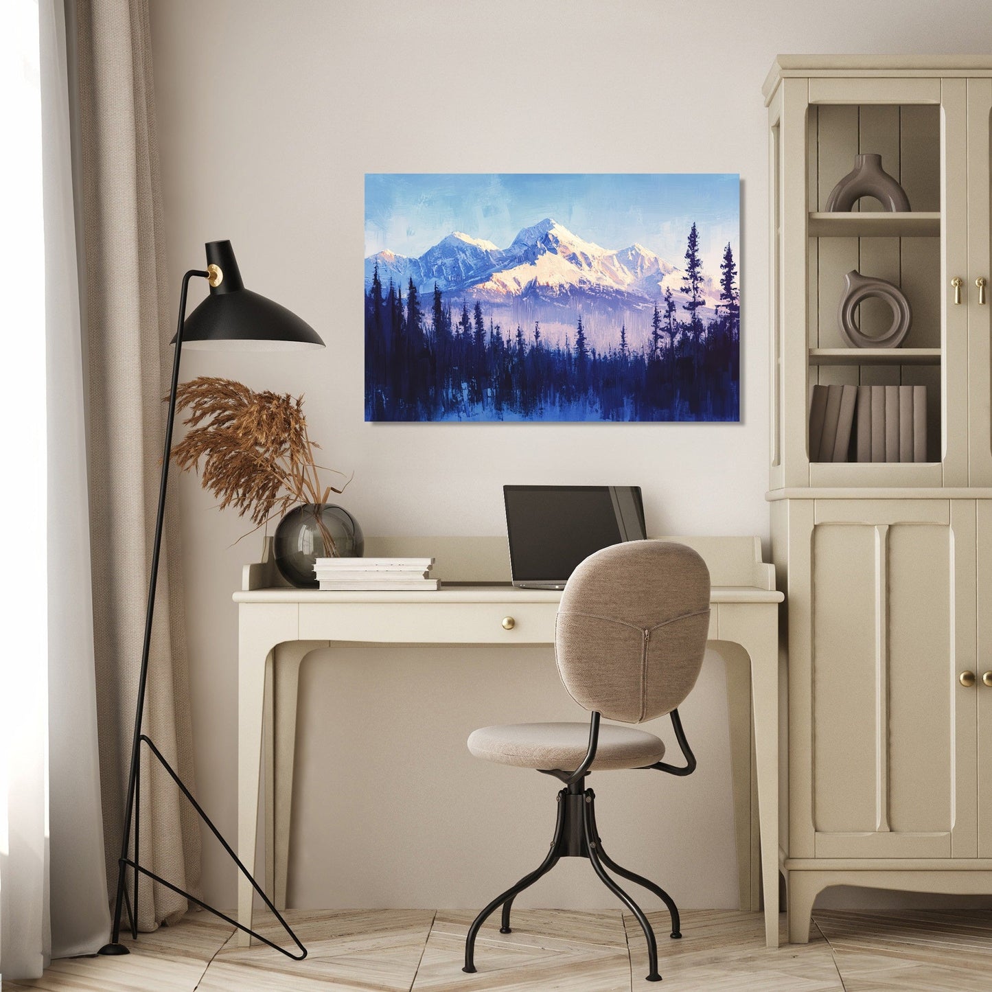 Enigmatic Alpine Serenity Canvas