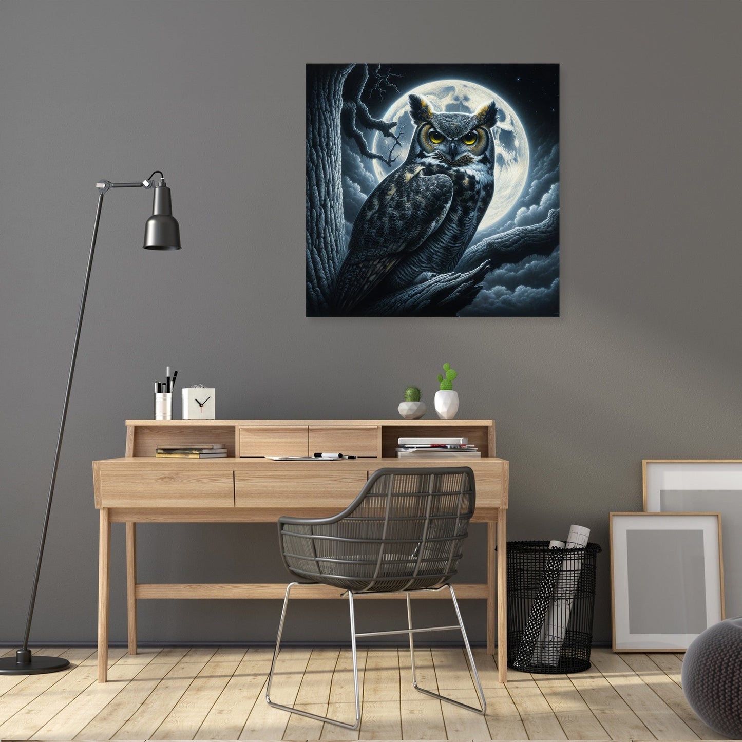 Midnight Gaze Canvas