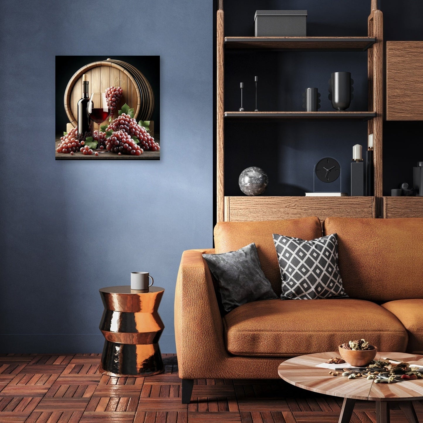 Red Wine Harvest Canvas