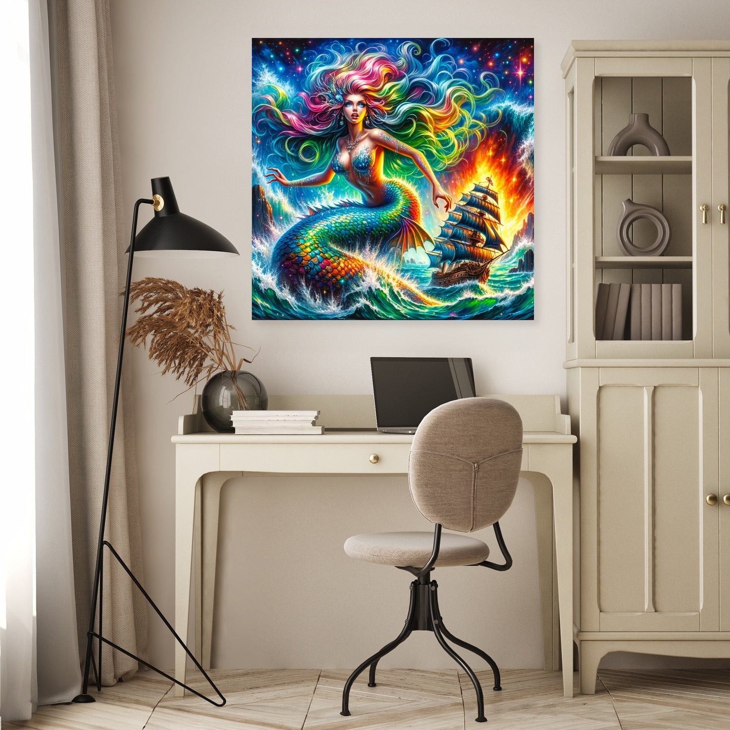 Siren's Call Mermaid Canvas