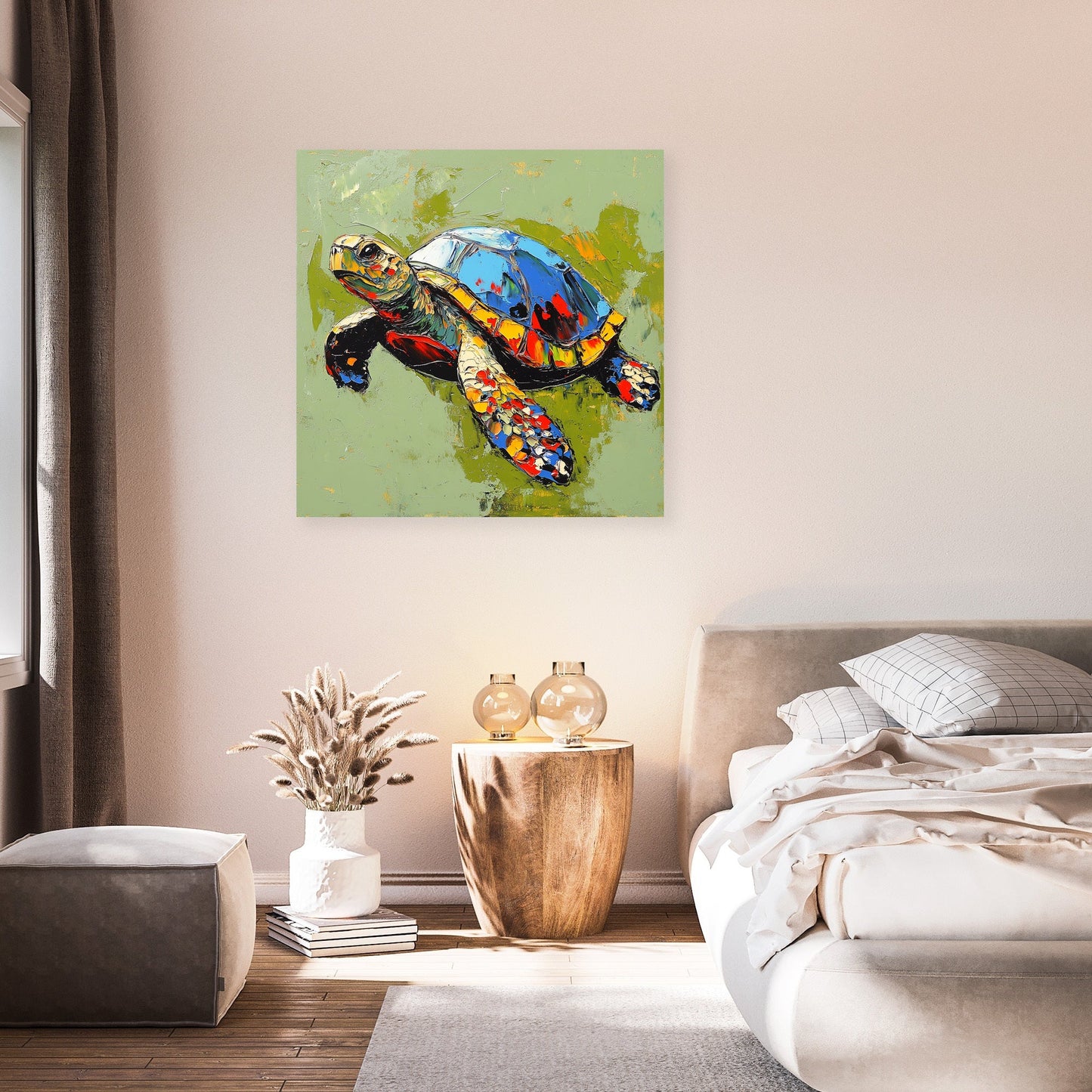 Turtle's Radiant Canvas