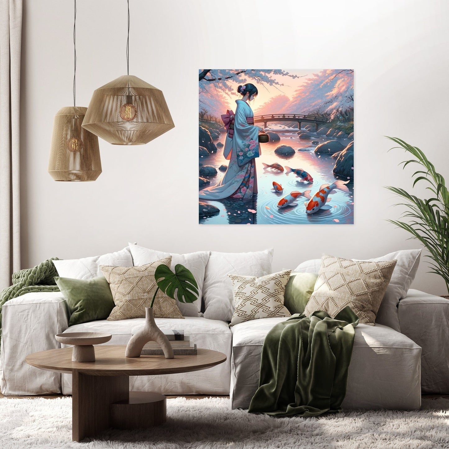 Koi Whisperer Canvas