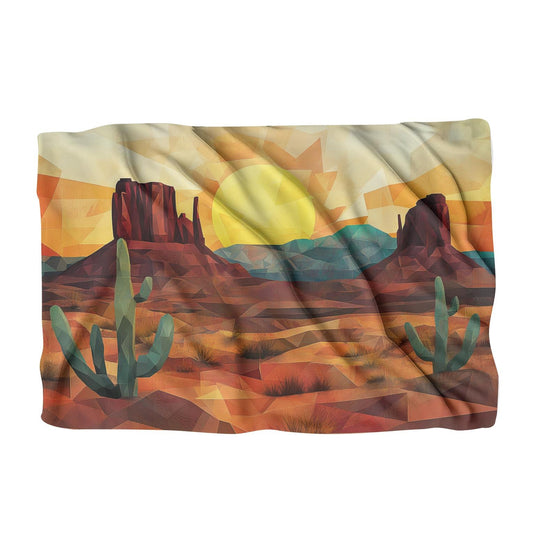 Geometric Wild West Blanket