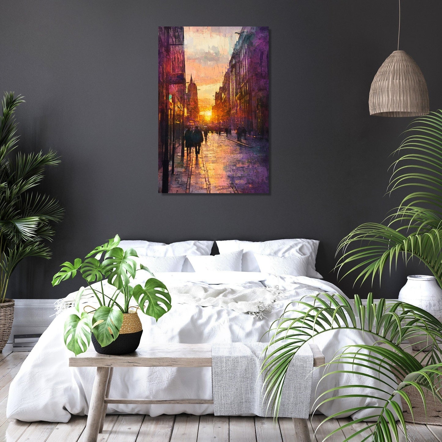 Hardman Street Sunset Canvas
