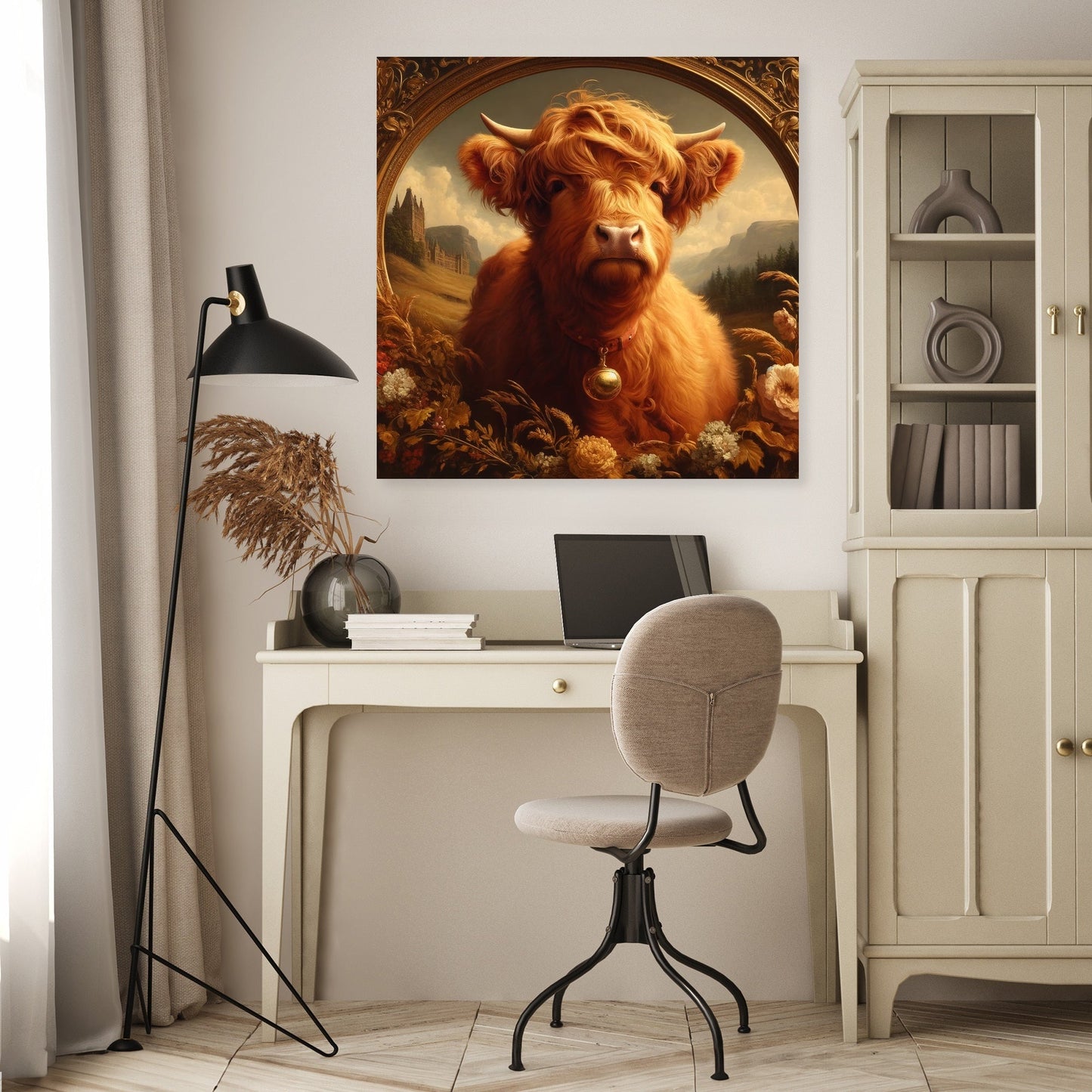 Victorian Highland Grace Canvas
