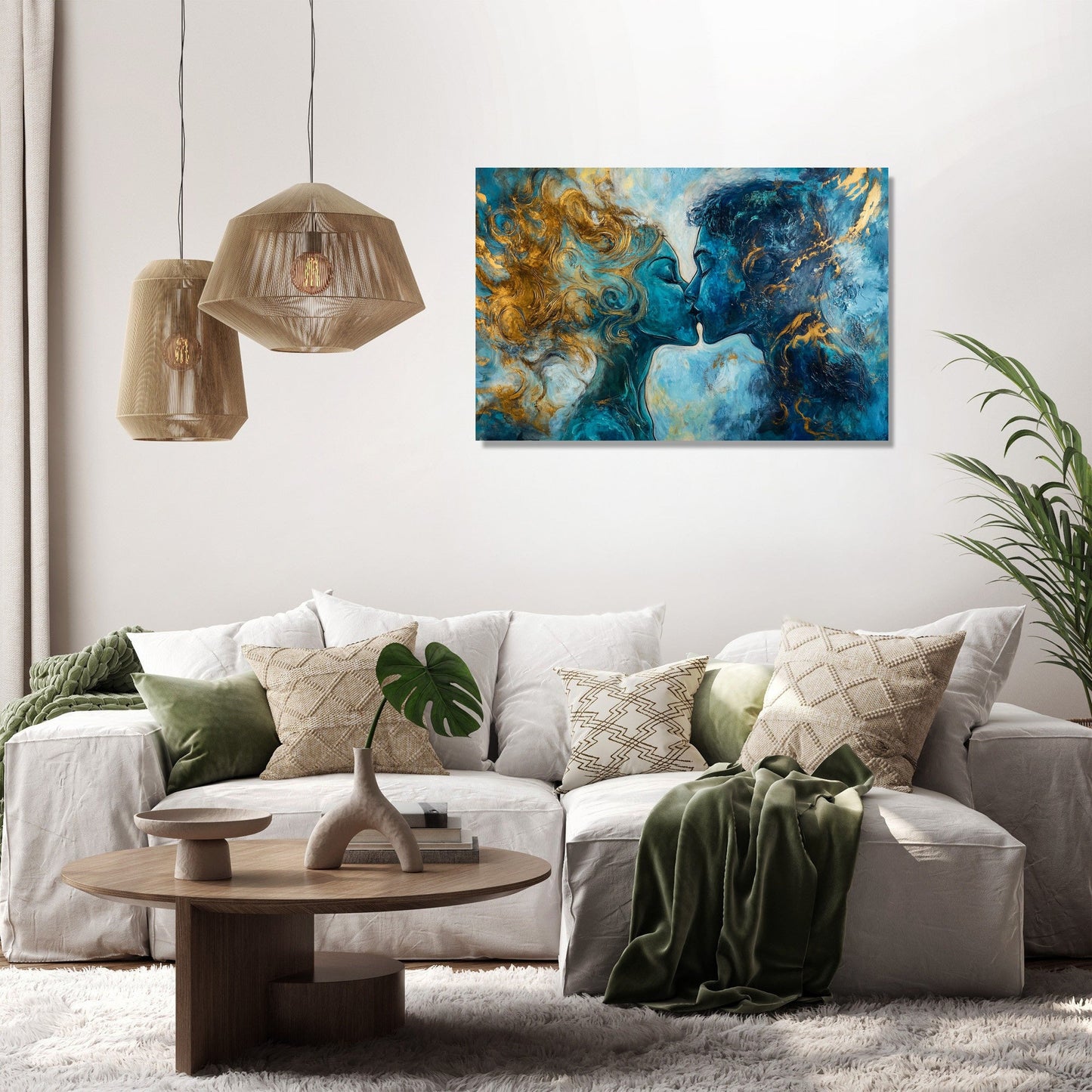 First Kiss Canvas