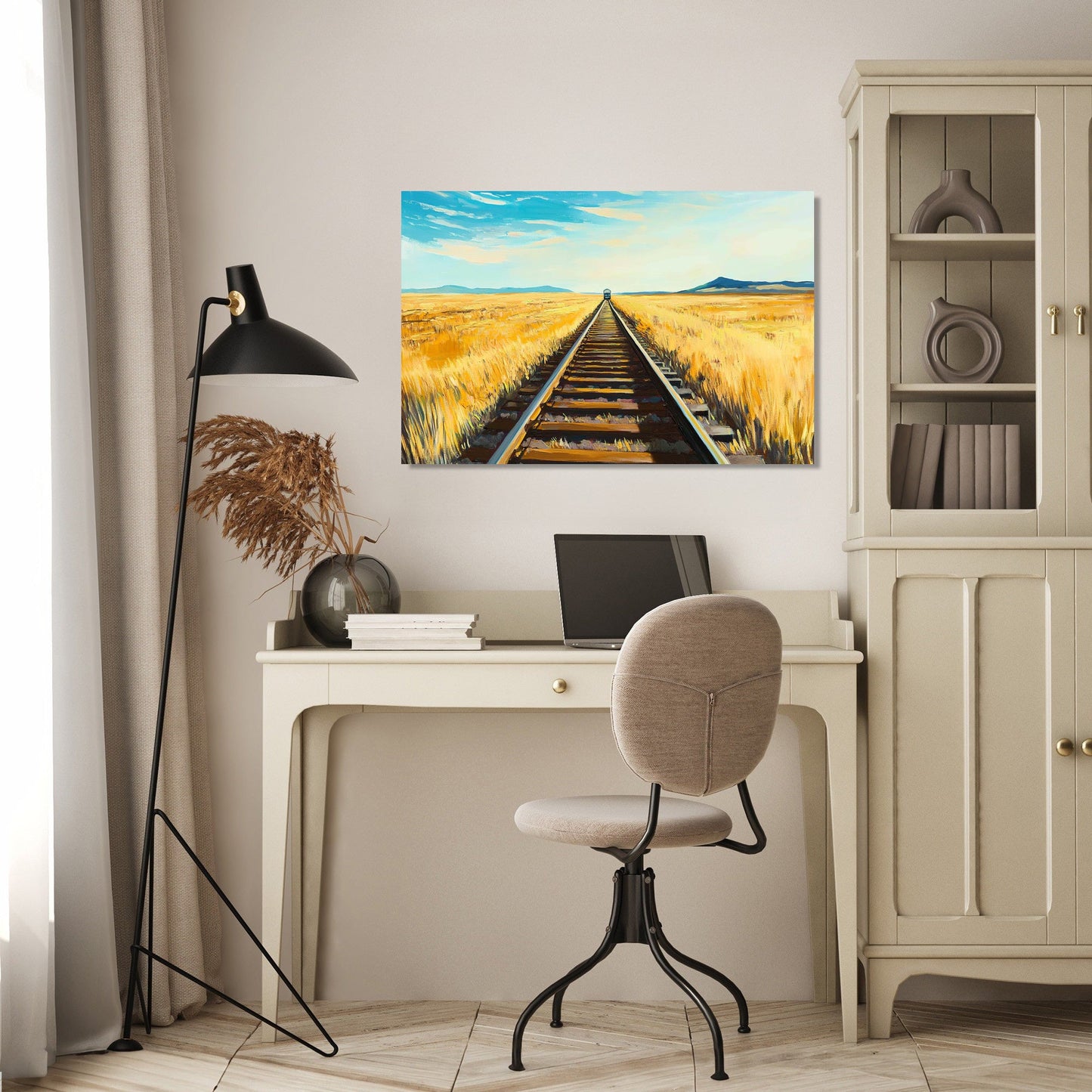 Heatwave Railway Canvas