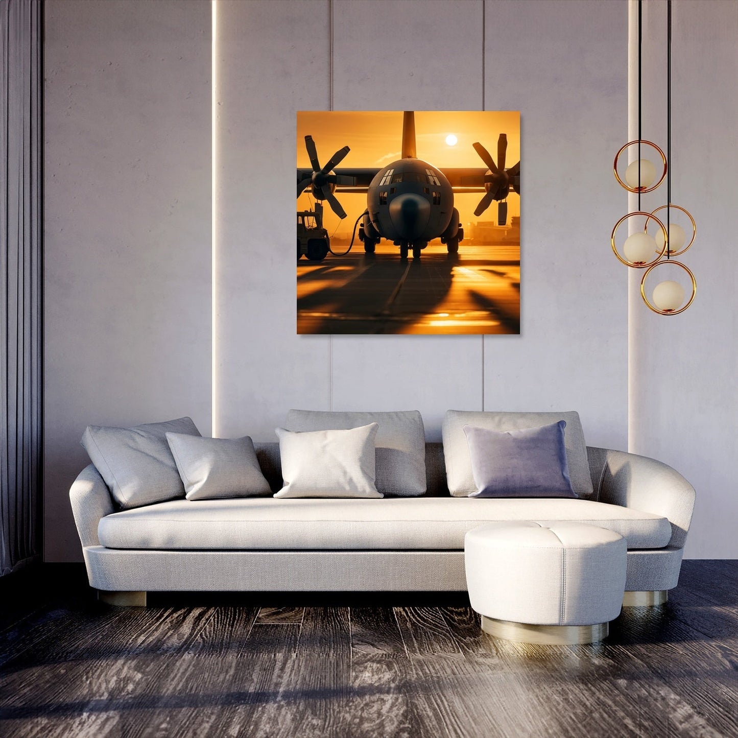 Golden Hour Mission Canvas