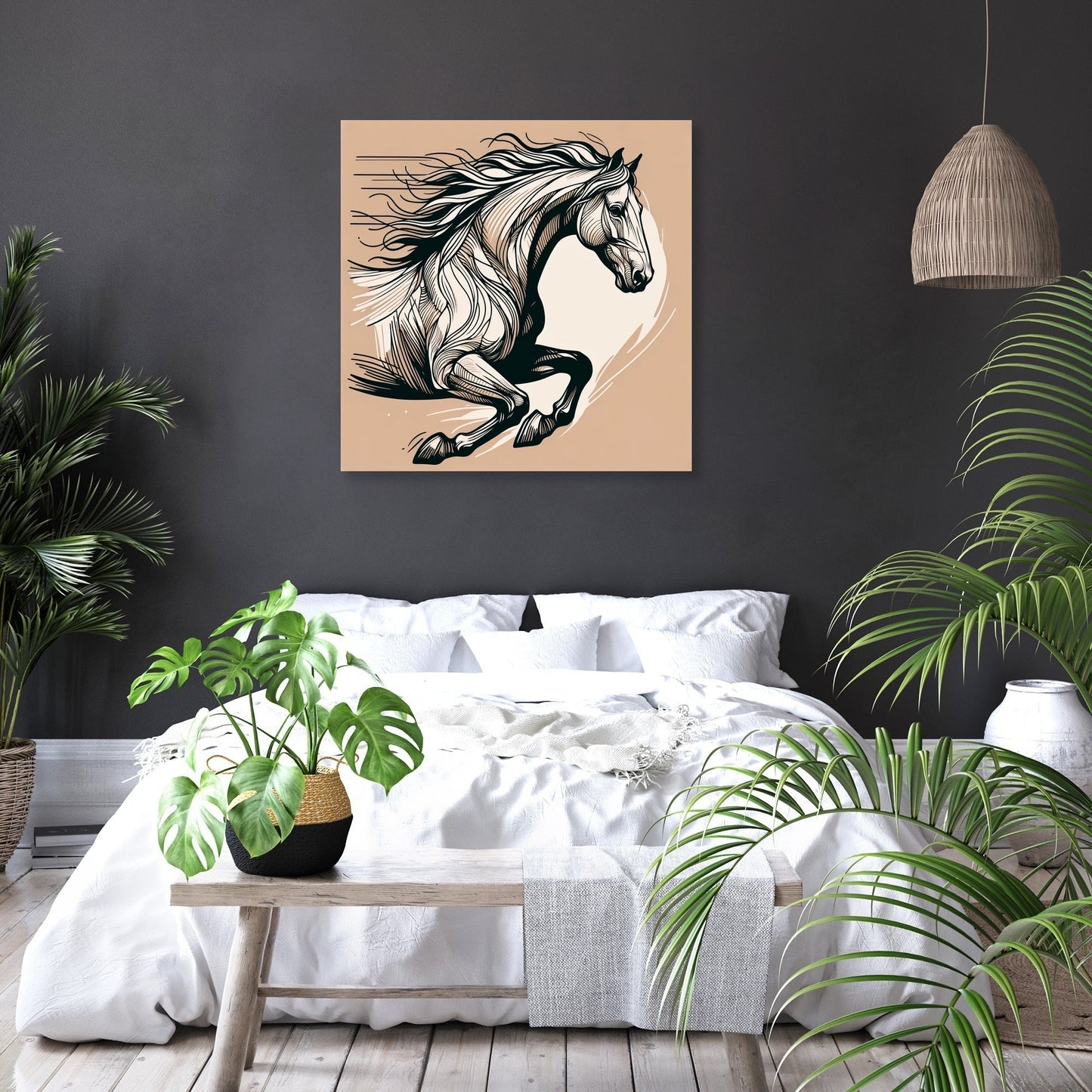 Galloping Grace Canvas