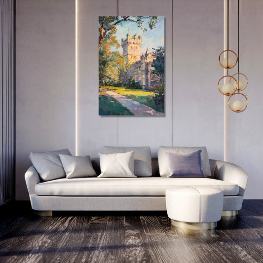Cardiff Castle Sunrise Canvas