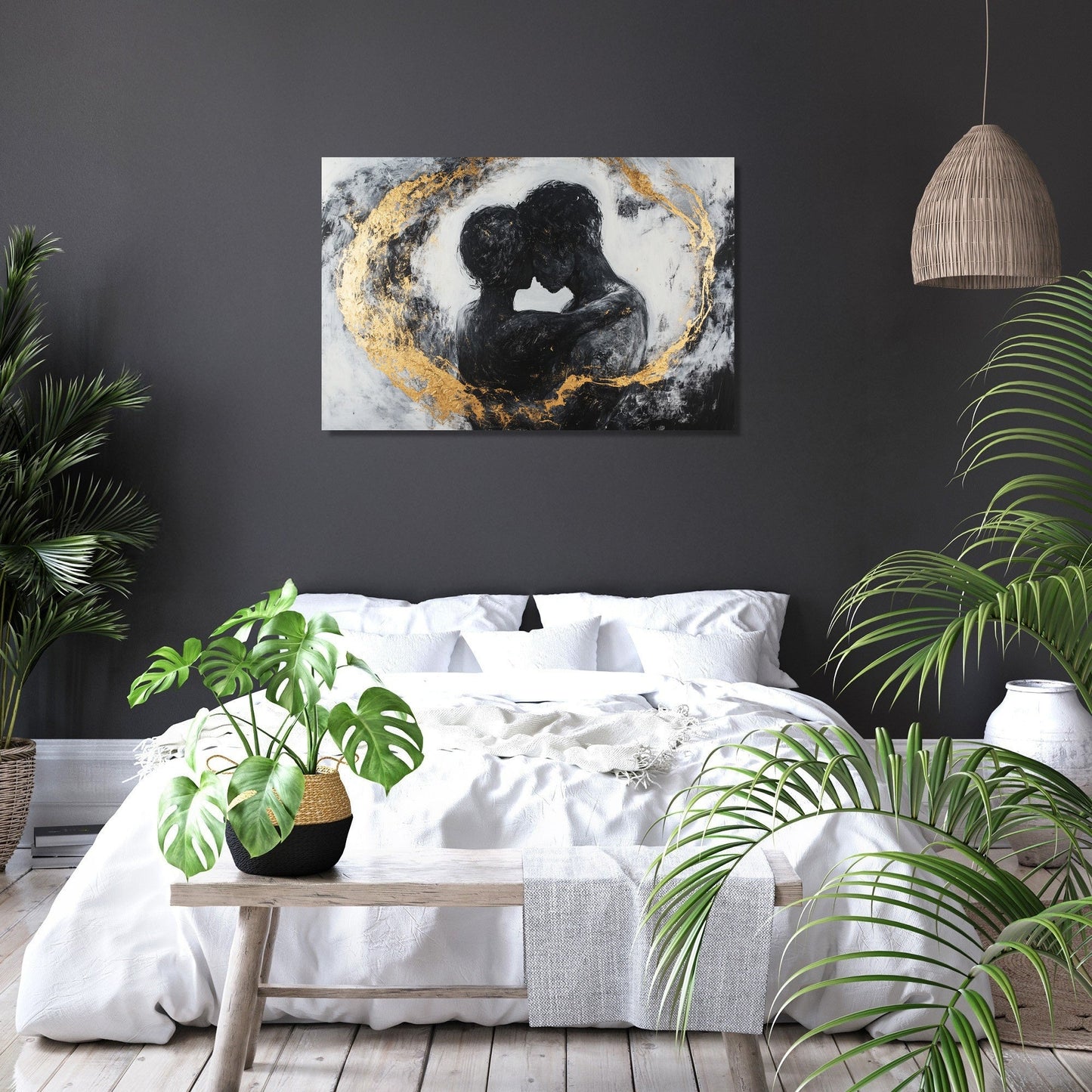 Enigmatic Love Entwined Canvas