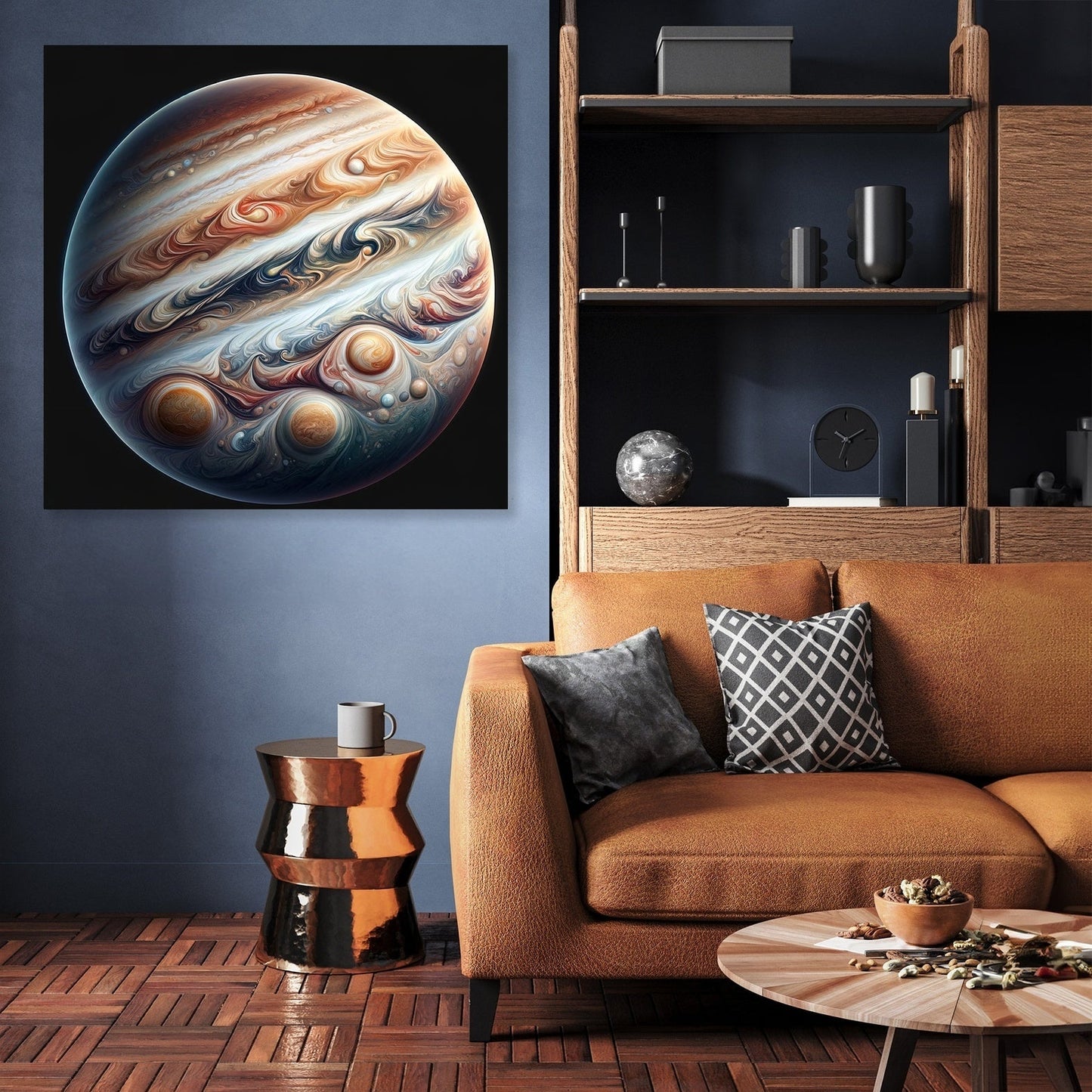Jupiter's Swirling Majesty Canvas
