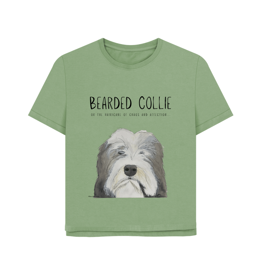 The Hairicane Vibes – Bearded Collie Relaxed Fit Tee