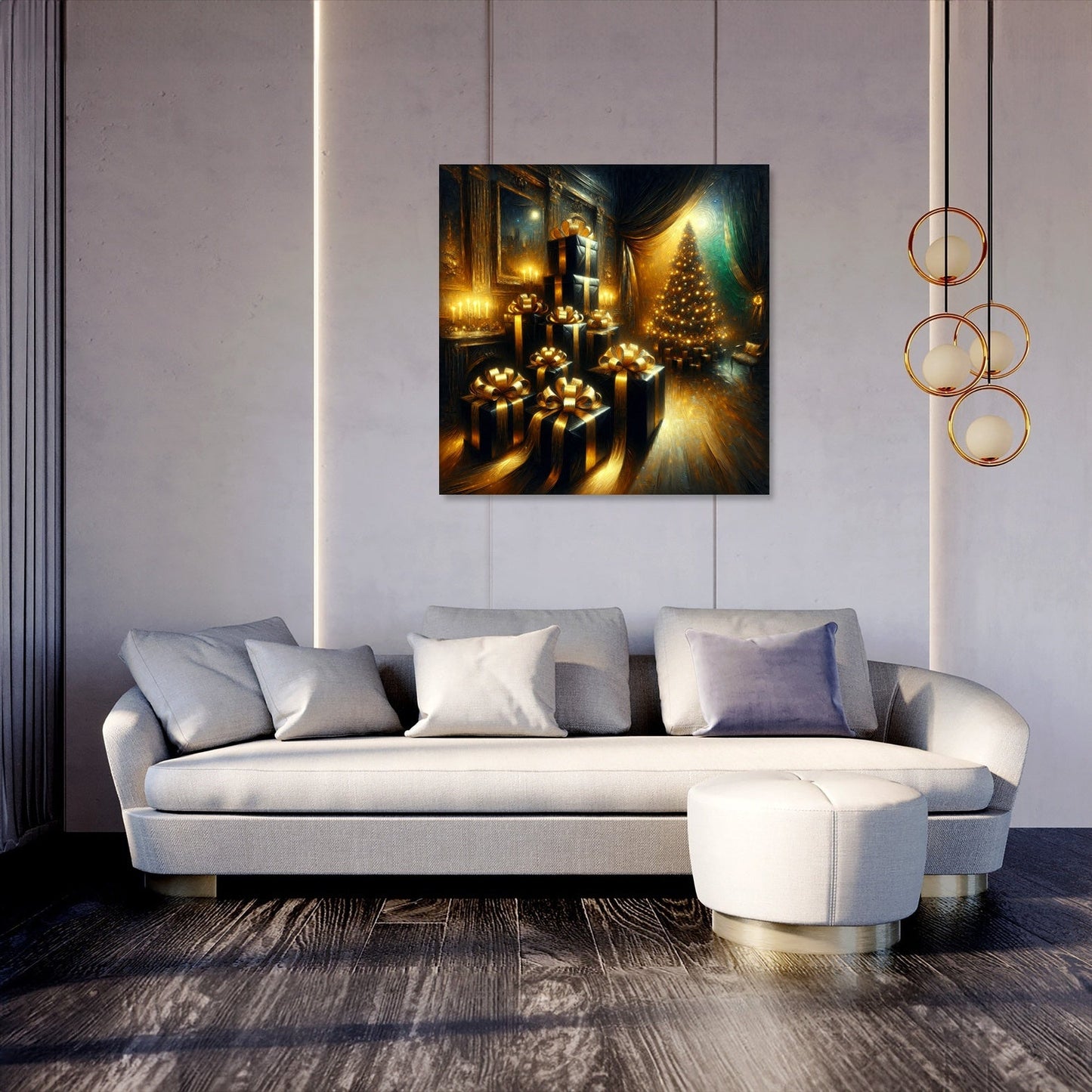 Midnight Christmas Memory Canvas