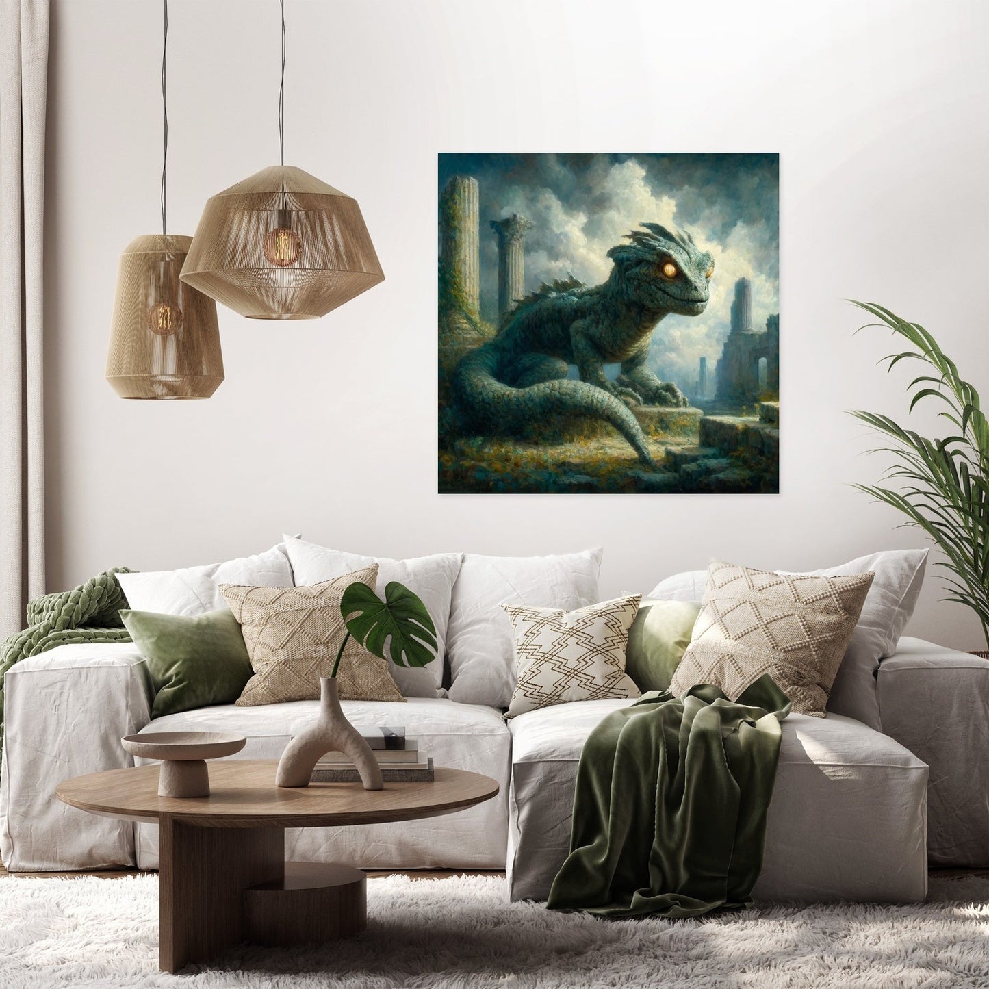 Forgotten Basilisk Ruins Canvas