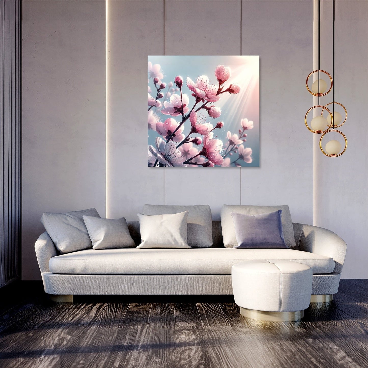 Dew-Kissed Blossoms Canvas