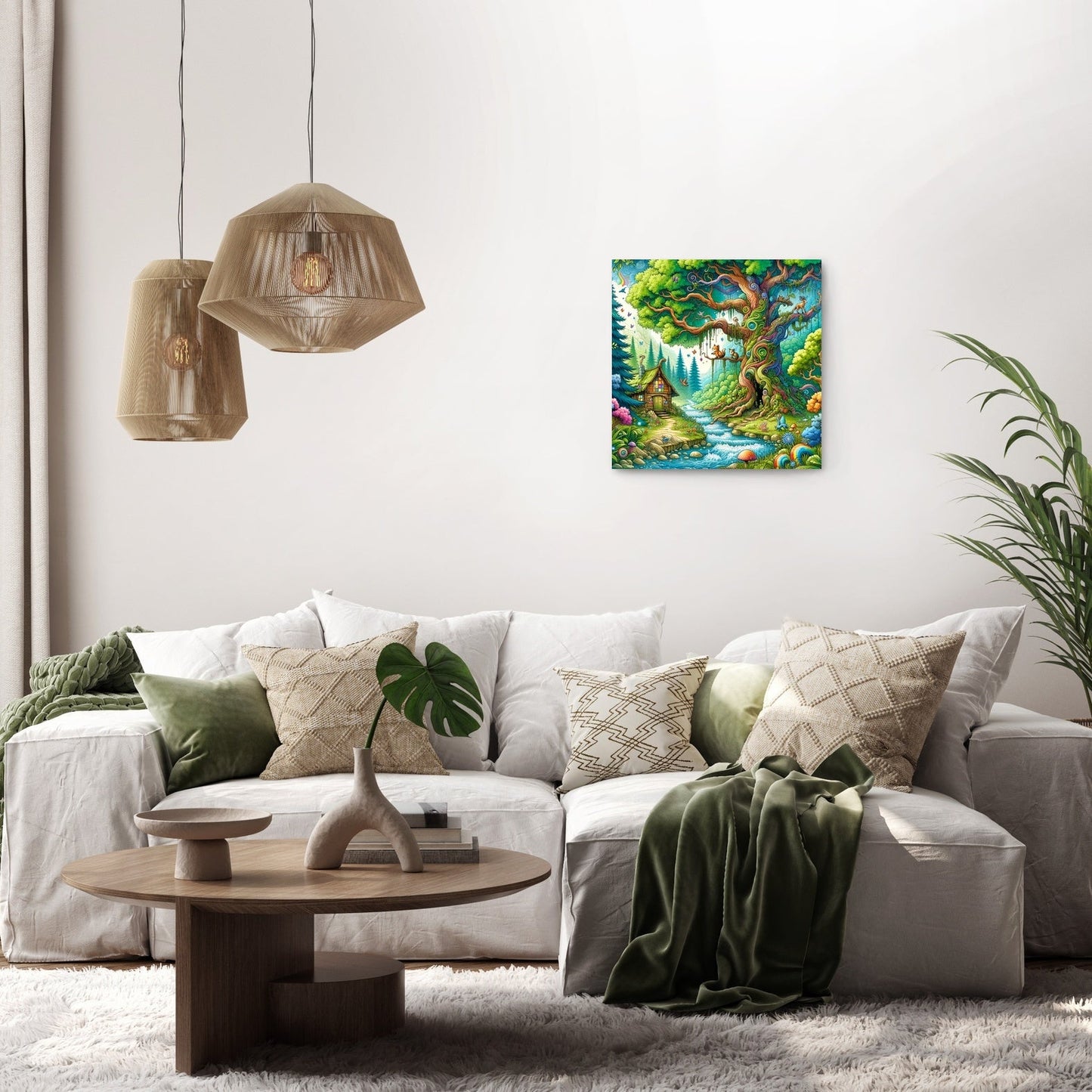 Enchanted Natural Playground Canvas