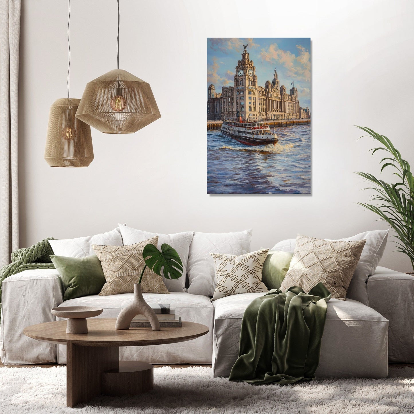 Liver Building Serenity Canvas
