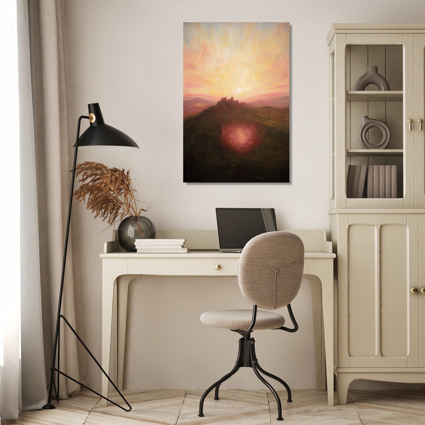 Castle Shadow Canvas